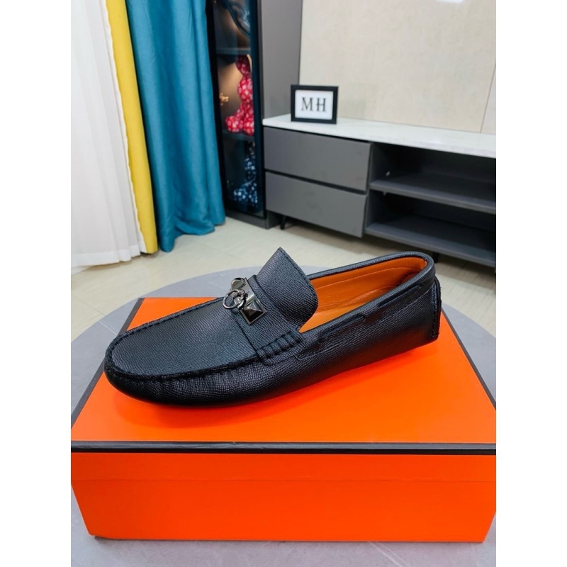 H**mes leather shoes